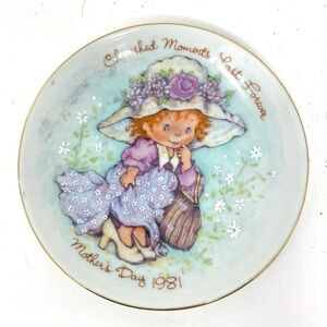 Cherished Moments Vintage Mother’s Day Souvenir Plate 5” (81)